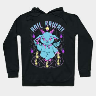 Hail Kawaii Baphomet Manga Amine Hoodie